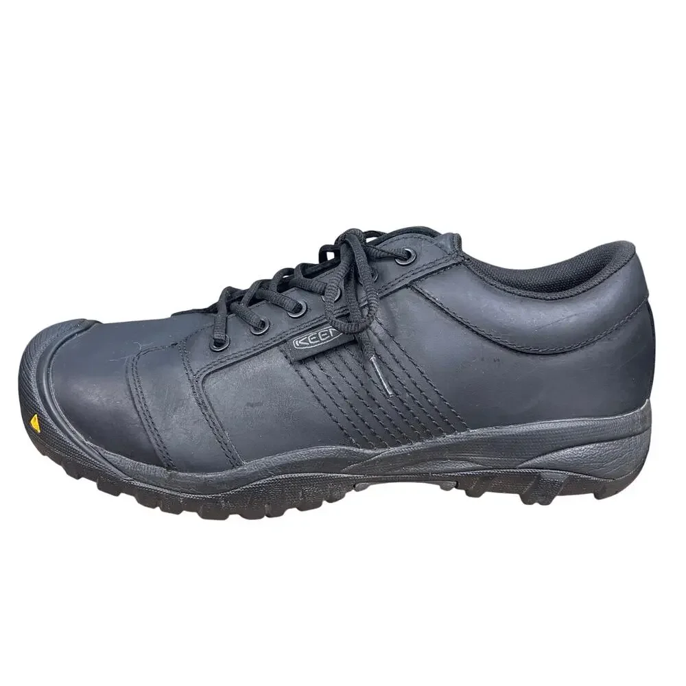 Keen Utility Black Steel Toe Slip Resistant Wide Work Shoes Size 10.5 EE